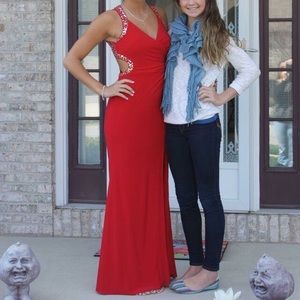 Red prom dress!!! Selling for price OBO